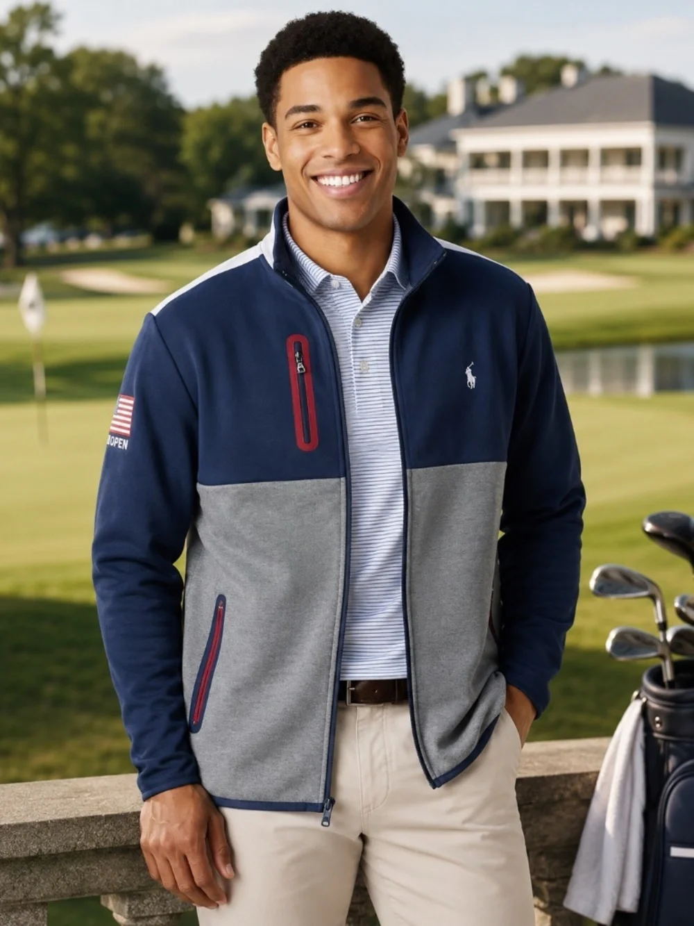 Polo Golf Ralph Lauren 2019 US Open Pebble Beach Zip Jacket XL